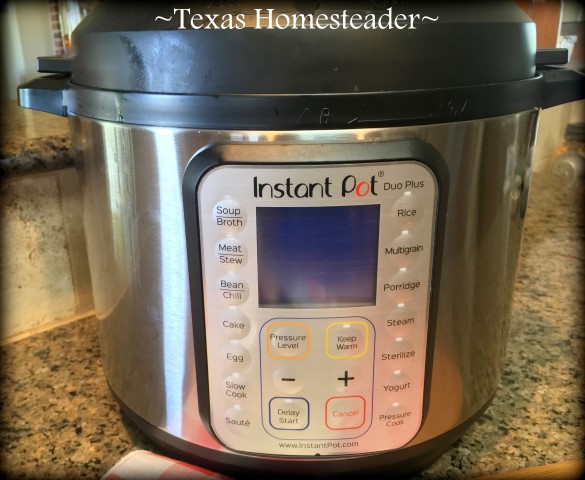 I love my Instant Pot Duo Plus 6-Quart electric programmable pressure cooker. #TexasHomesteader