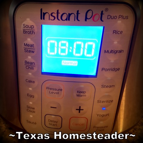 Incubate yogurt 8 hours. Instant Pot Yogurt - so easy! I'm sharing step-by-step instructions with photos to make your own creamy yogurt. #TexasHomesteader