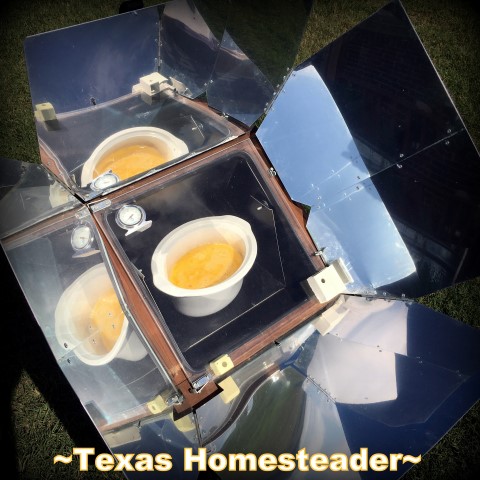 A solar oven can cook food using only the power of the sun. #TexasHomesteader