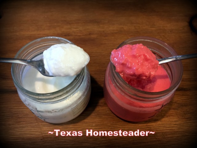 Homemade yogurt is made easier in an electric pressure cooker such as Instant Pot. I even flavor some with sugar free cherry or strawberry jello. #TexasHomesteader