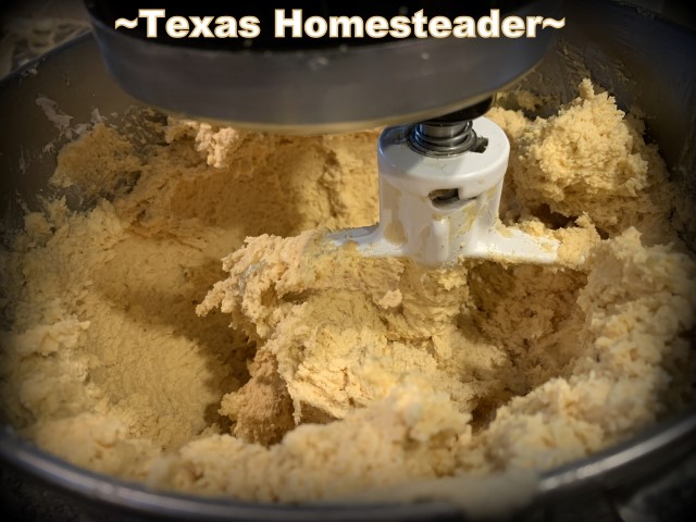 Mixing the masa dough. It's time consuming to make homemade tamales. But it's very easy. Come see my step-by-step directions complete with photos and recipe. #TexasHomesteader