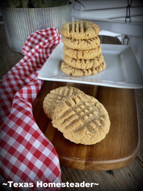 Simple 3-Ingredient Gluten-Free Peanut Butter Cookie Recipe. ~ Texas Homesteader ~