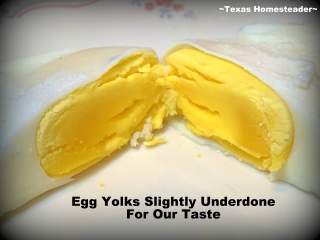 Egg Loaf - boiled eggs without the shells cooked in an Instant Pot need proper cooking time #TexasHomesteader
