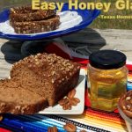Simple honey glaze recipe for sweet treats. #TexasHomesteader