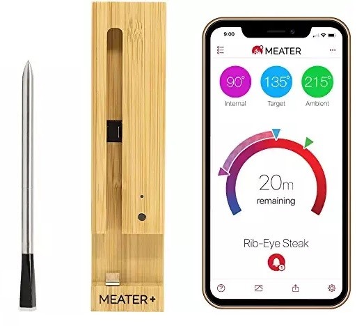 Bluetooth Meat thermometer Meater makes grill cooking effortless.