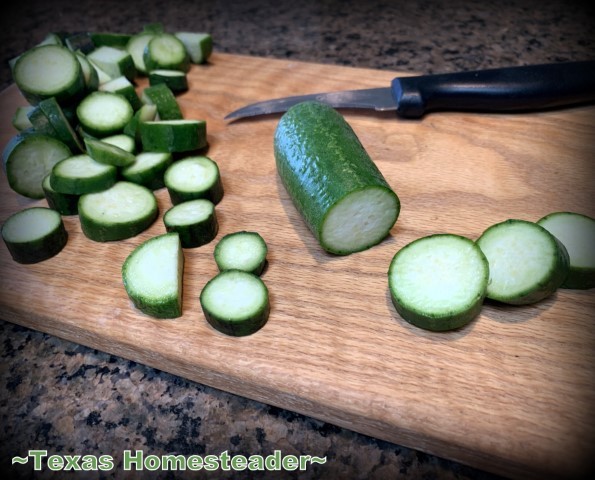 Eat hummus with crispy fresh vegetables such as cucumber or zucchini. #TexasHomesteader