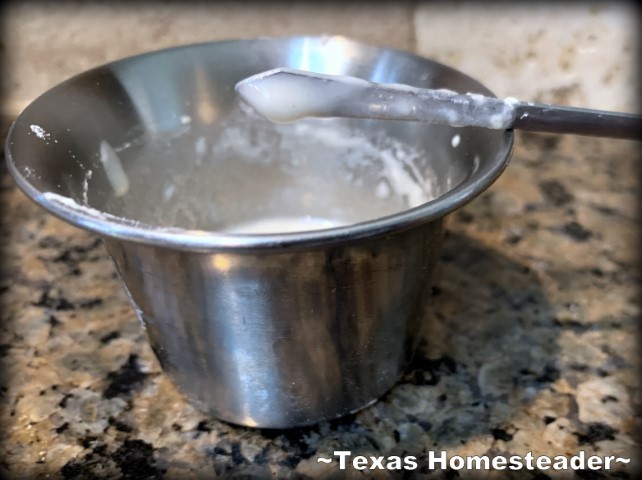 Glue made from flour and water. #TexasHomesteader