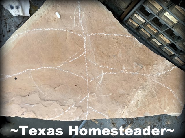 Large piece of flagstone rock for garden dragonfly rock art. #TexasHomesteader