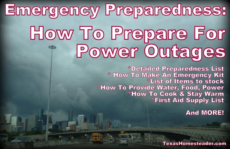 How To Prepare for a Power Outage