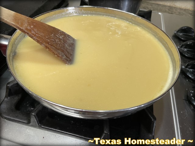 Banana pudding made with squash puree. #TexasHomesteader