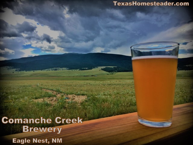 Comanche Creek Brewery - Eagle Nest, NM - beer, mountains #TexasHomesteader