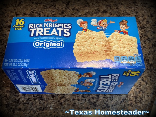 Premade Rice Krispie treats to make mini birds nest Easter treats. #TexasHomesteader